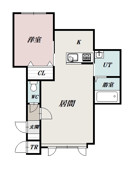 エアフォルク105間取図