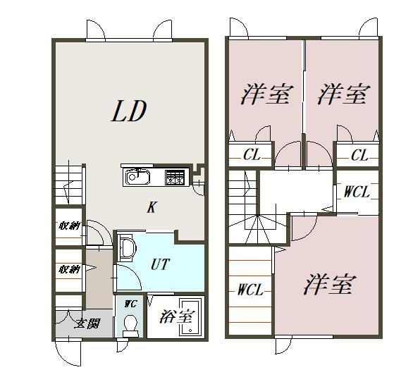 レトア緑が丘１０２間取図
