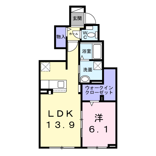 ソナーレⅡ105間取図