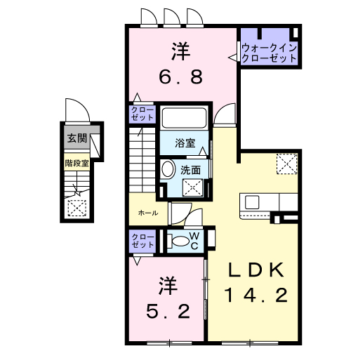ソナーレⅡ203間取図