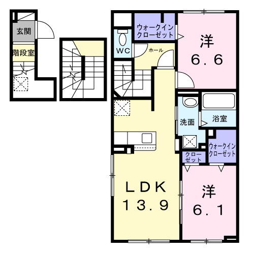 ソナーレⅡ305間取図