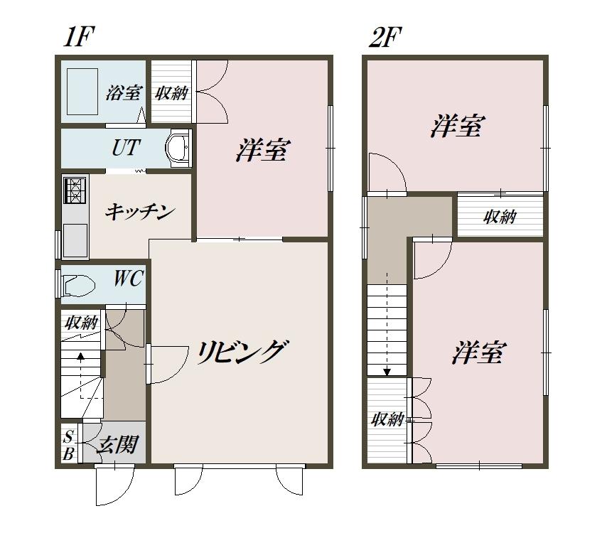 竹谷借家ZZZ間取図
