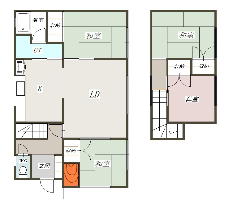 末広５－９一戸建てＺＺＺ間取図