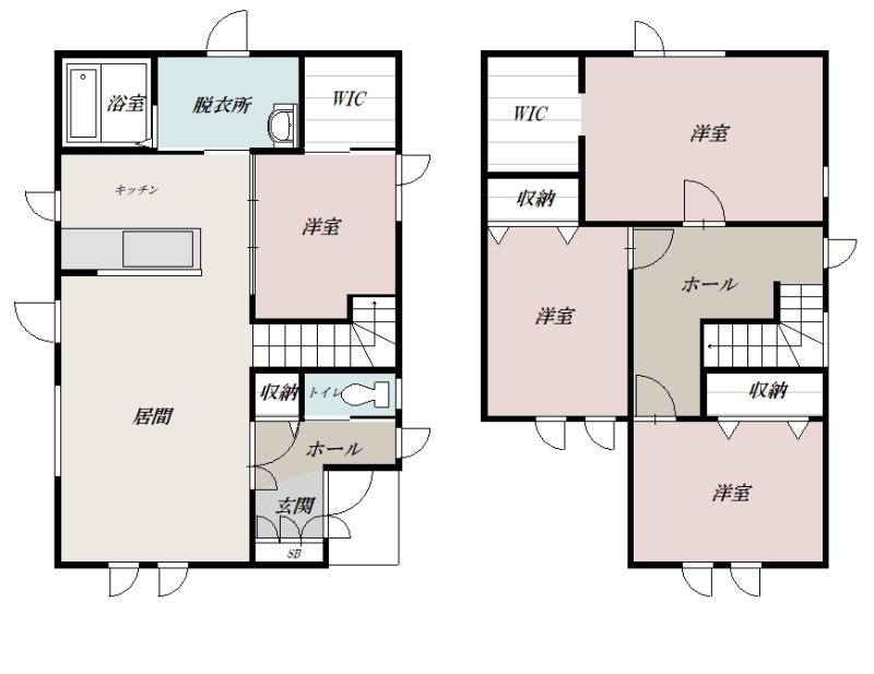末広東１－１南面一戸建てＺＺＺＺ間取図