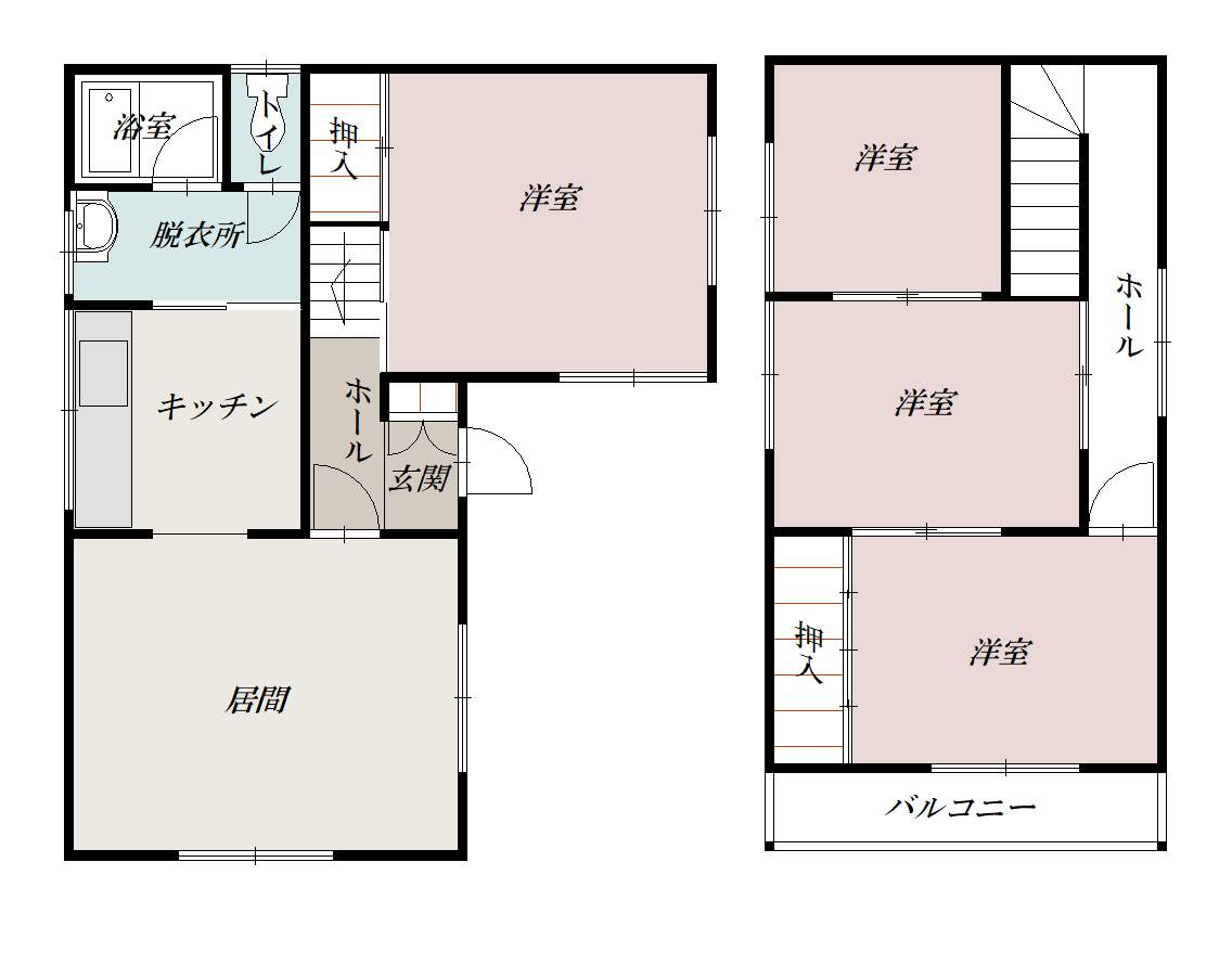 豊岡１０－２戸建ｚｚｚ間取図