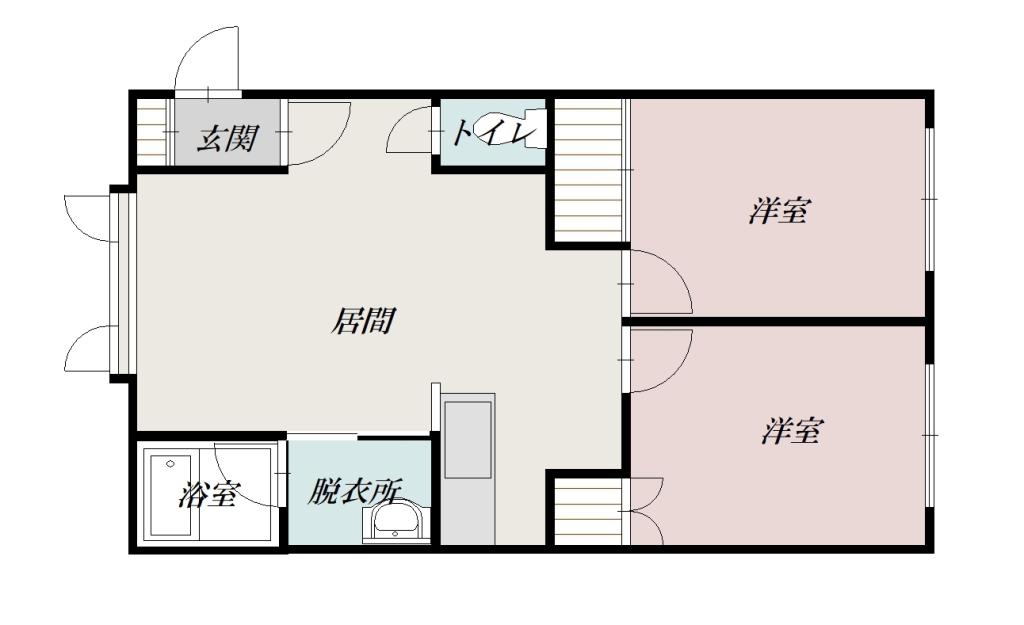 オーベルジュ７103間取図