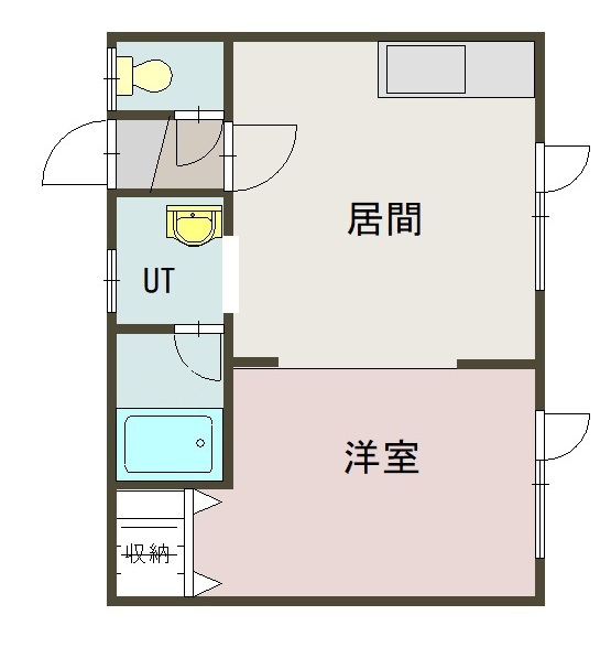 ＣｏｗＣｏｗ旭大前１０２間取図