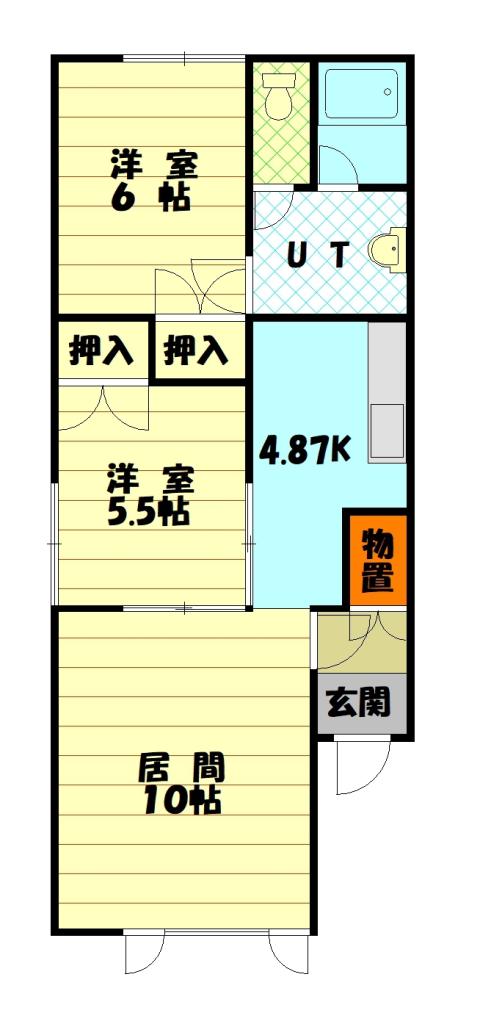 エスポワール２０１間取図