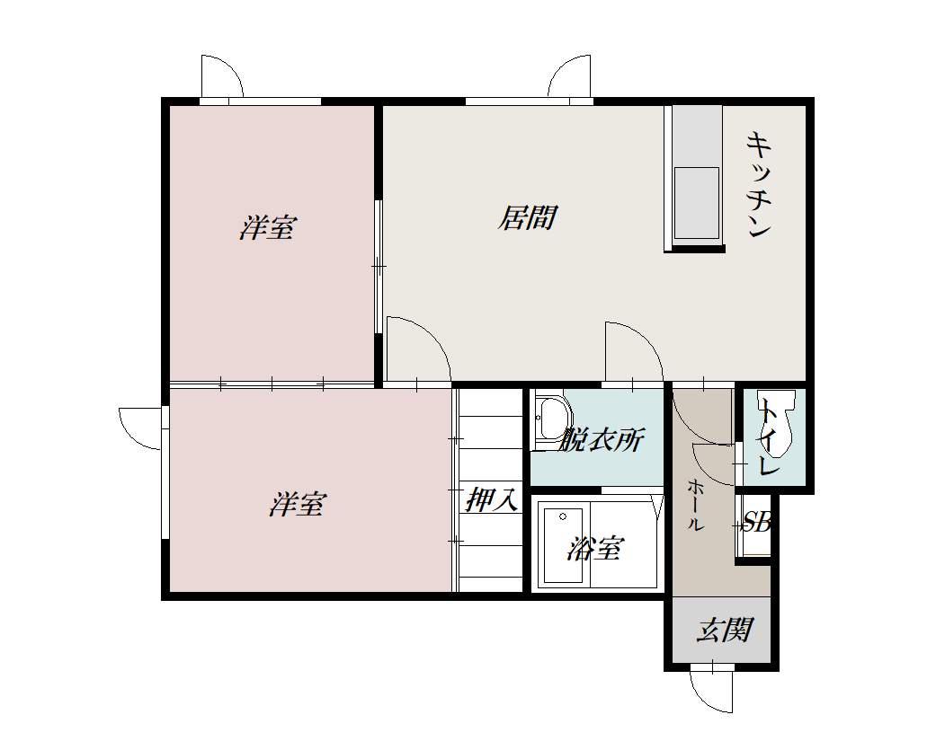 ＭＫマンション２０２間取図