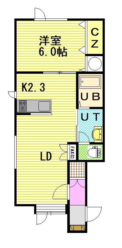 ダヴィンチⅢ２０１間取図