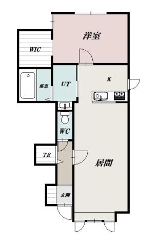 滝川東町1MS C棟102間取図