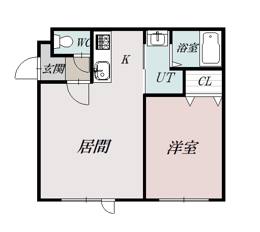 ｏｌｉｖｅ栄町104間取図