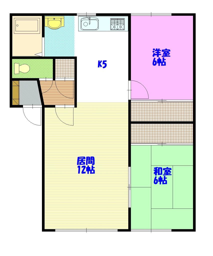 ジョイ末広Ⅰ２０２間取図
