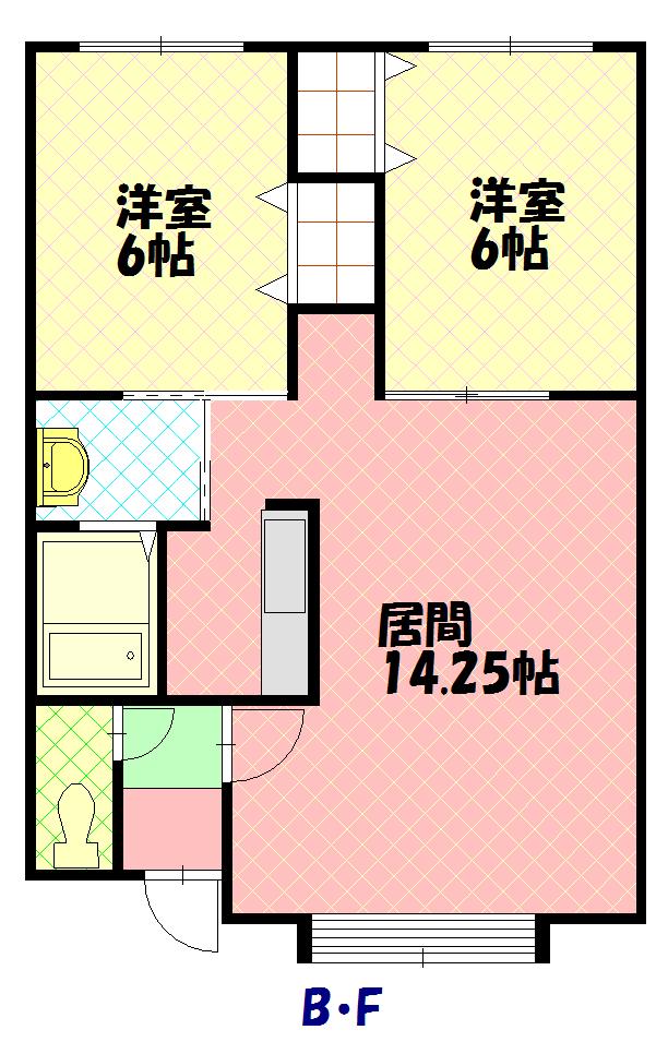 アロ・ド・ディアマンF間取図