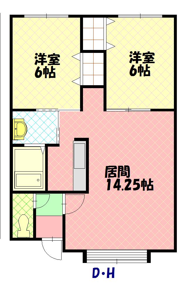 アロ・ド・ディアマンＨ間取図