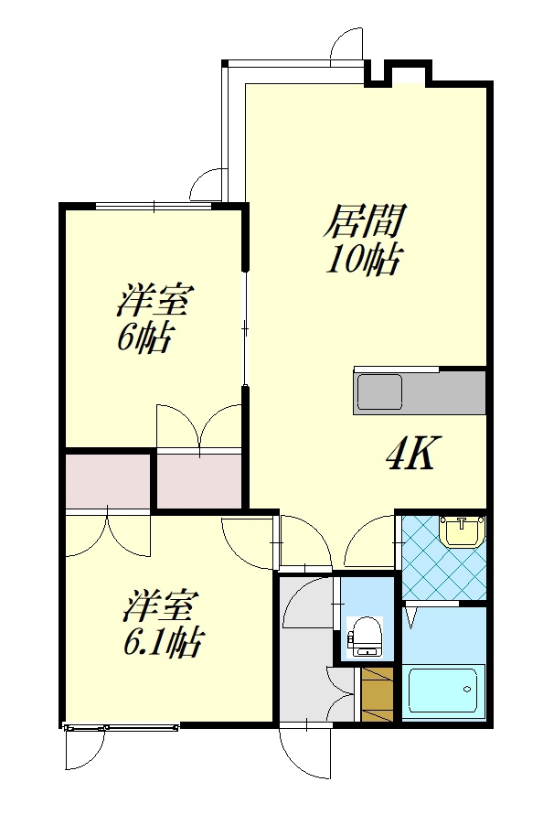 ソレイユＣ間取図