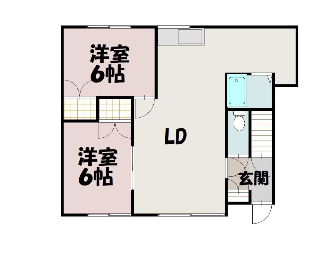 ピースフルハイツ101間取図
