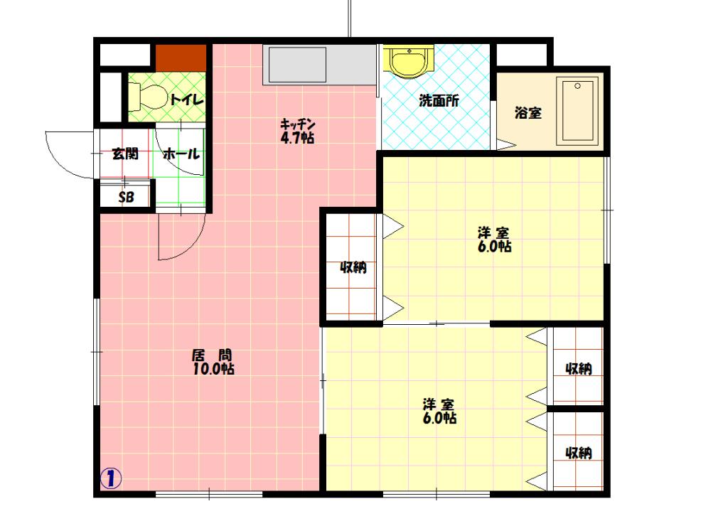 チェリー8.3101間取図