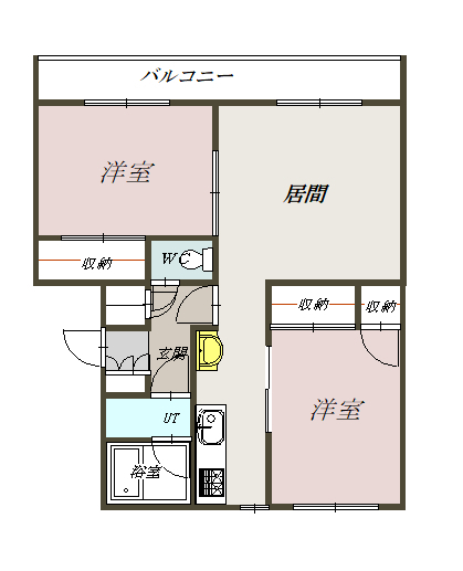 グランクレストＣ５間取図