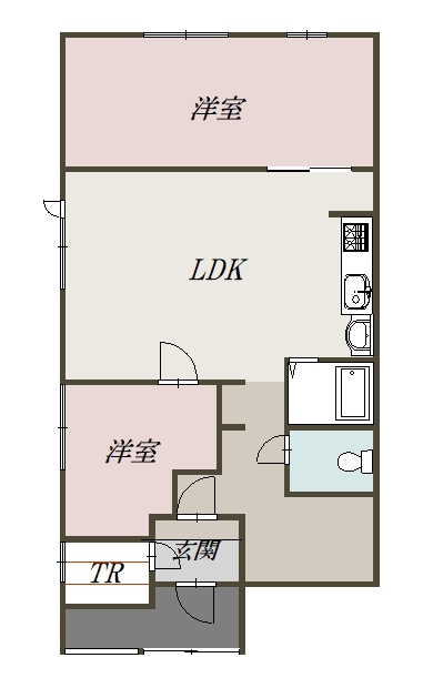 ガーベラ宮園３１０１間取図