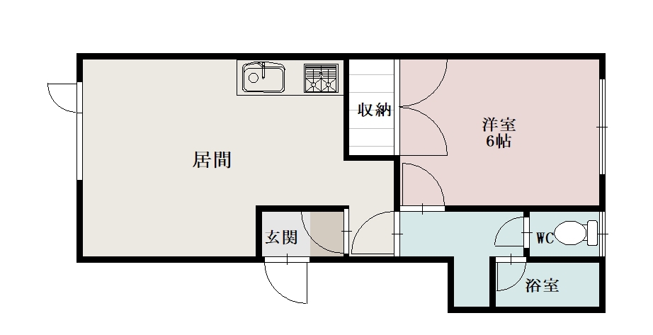 レジデンス関１０１間取図