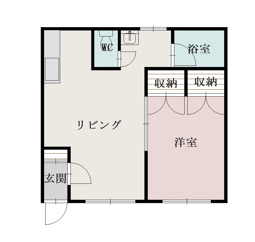 ビームスハイツ１０２間取図