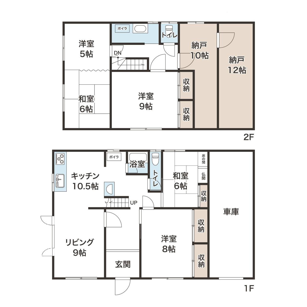 当麻町５東４戸建ＺＺＺＺ間取図