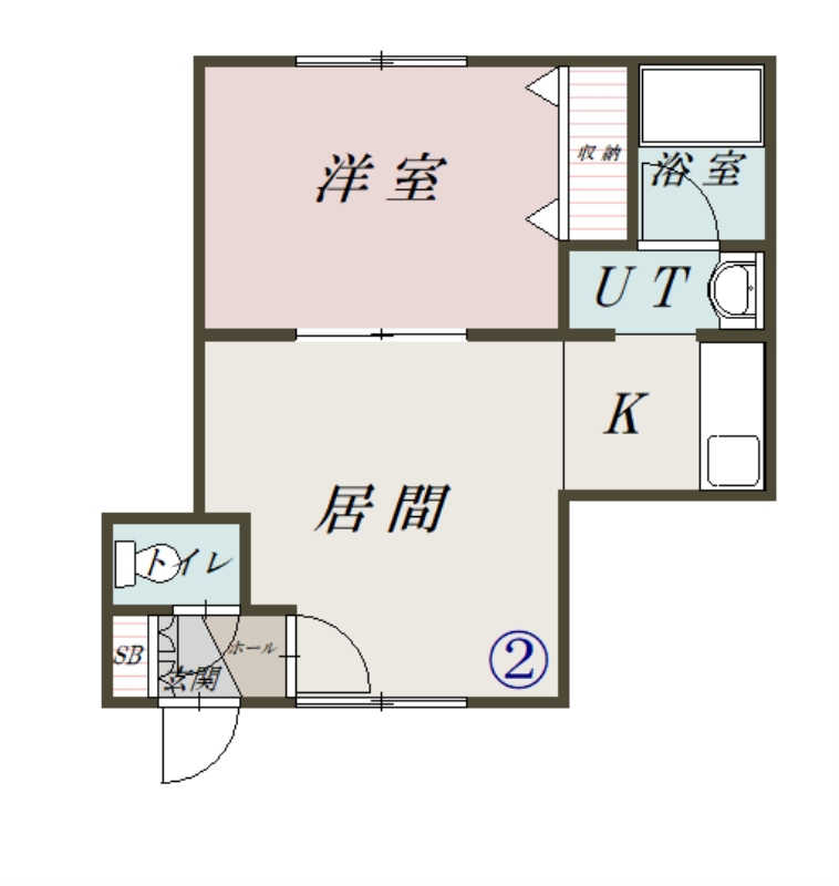 ヴェルデ１０２間取図