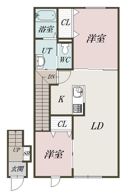ＳＴＥＰ　Ａ棟２０２間取図