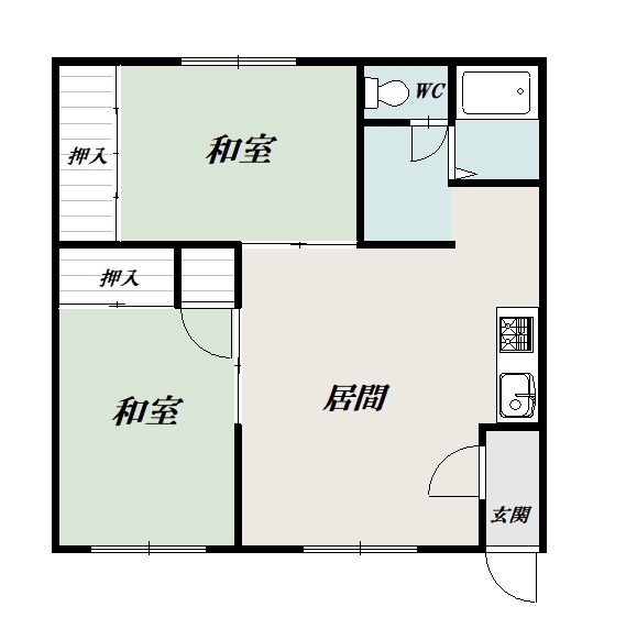 ネクストステージＮＯＲＴＨ６間取図