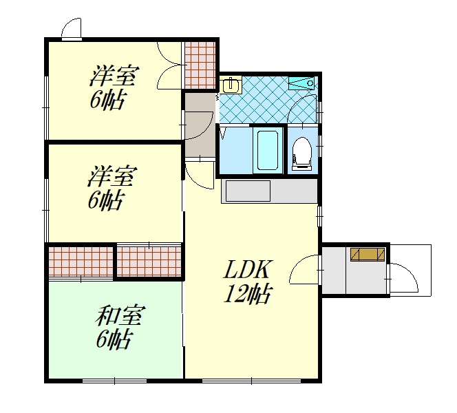 ウイルキ永山１０２間取図