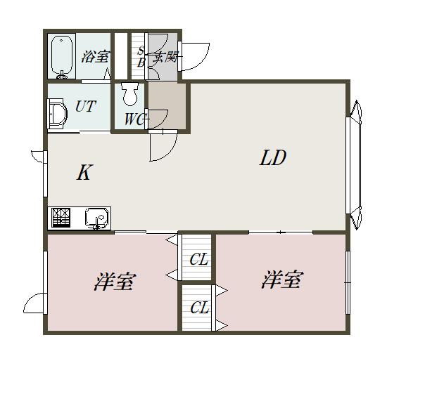Ｋヴィレッジ２．ＮＤ２０１間取図