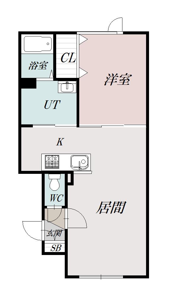 Ａｍａｎｗａｎａ１０２間取図