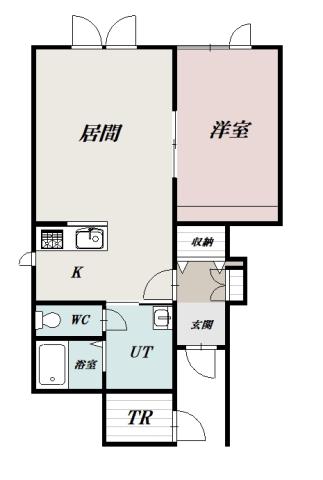 東邦ハウス１１０１間取図