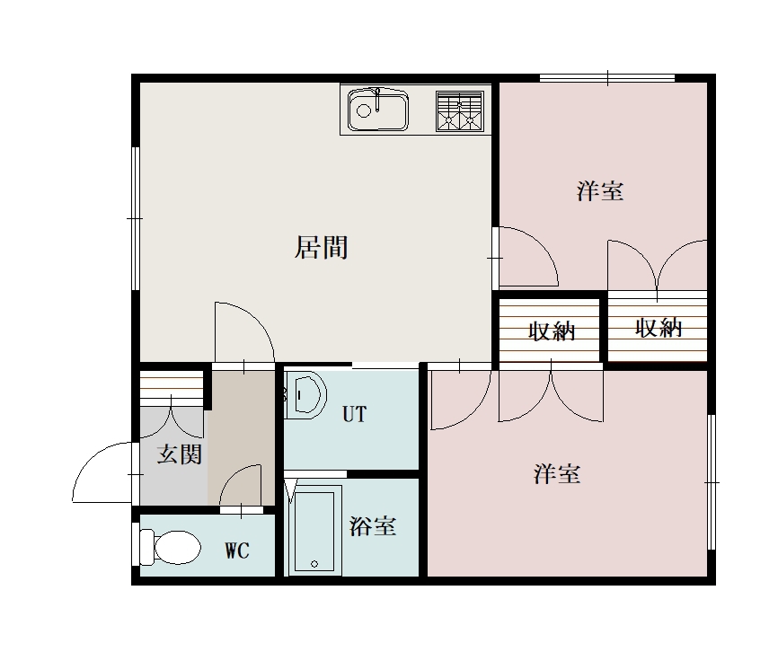 東和ＭＳ新富２０２間取図