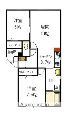 アビーロード花咲Ｂ12間取図