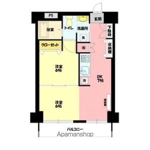シャンノール平和通505間取図