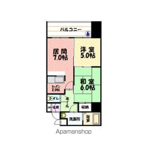 ノルテ1条通406間取図