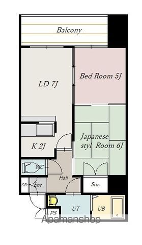 ノルテ1条通206間取図