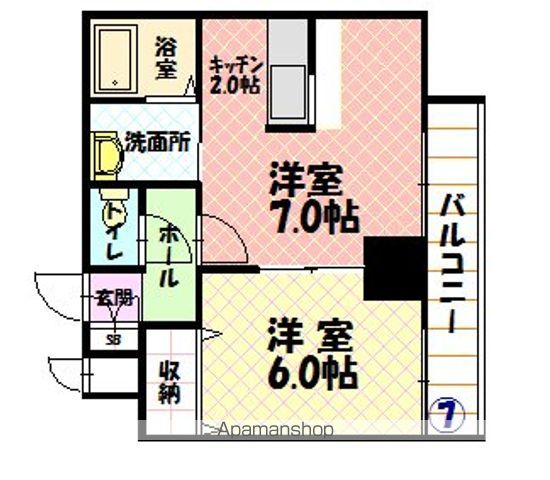 ノルテ1条通507間取図