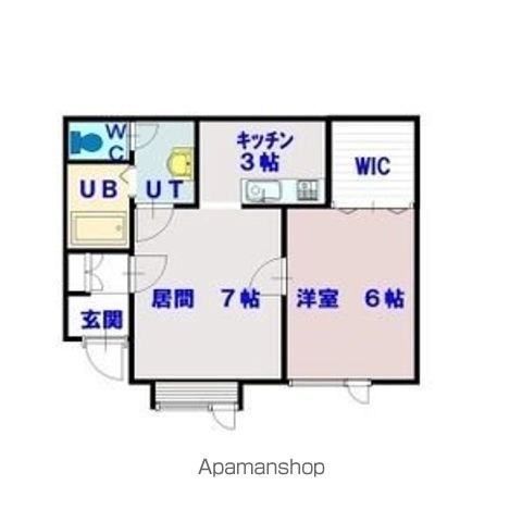 タウンズ東光201間取図