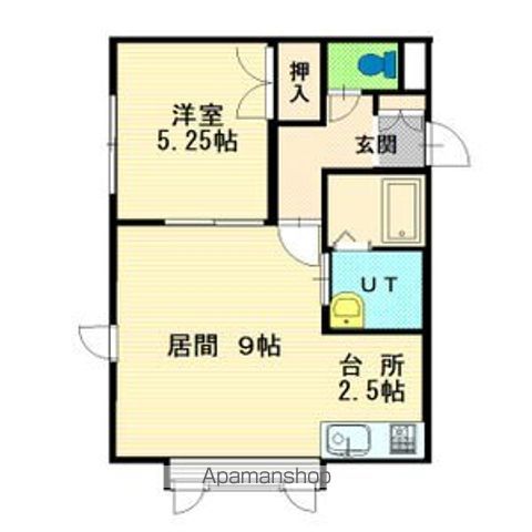 グランビュー東光101間取図