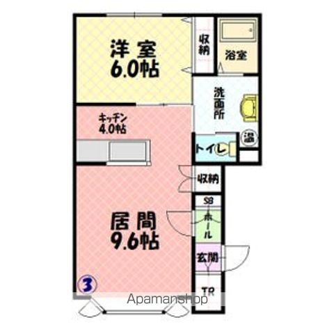 タウンズ東光３．３103間取図