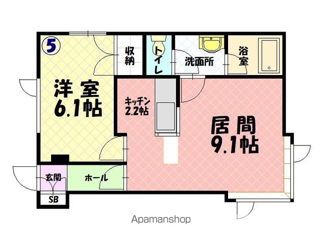 ハイム北欧館Ａ205間取図