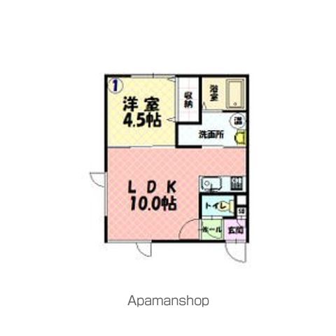 ＬＯＤＧＥ101間取図