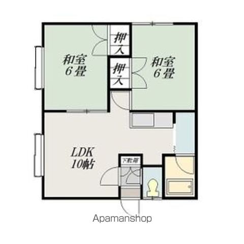 パークサイド髙畠101間取図