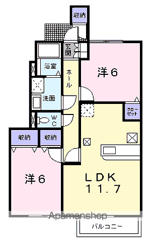 カーサイリーデ103間取図