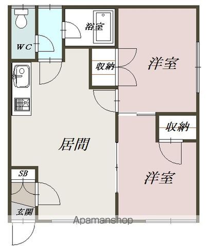 ふぁすとハウスⅢ2間取図