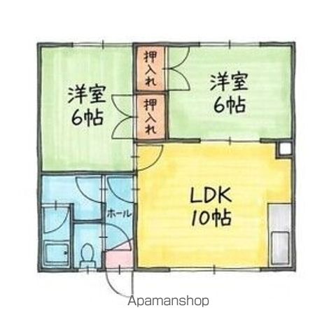 マンションイースト102間取図