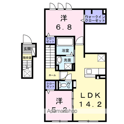 ソナーレⅡ202間取図